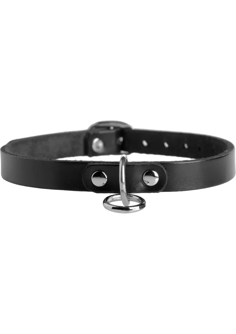 Strict Leather Collar with O-Ring Field Day Boutique