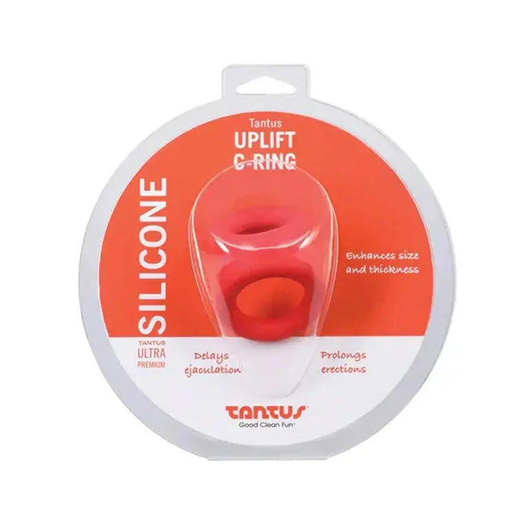 Tantus Uplift C-ring Red Field Day Boutique