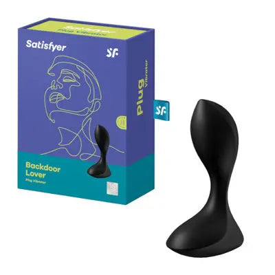 Satisfyer Vibrating Butt Plug Black - Field Day Boutique