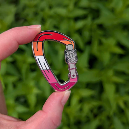 Lesbian Carabiner Enamel Pin