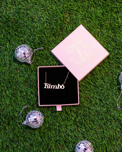 Bimbo Nameplate Necklace