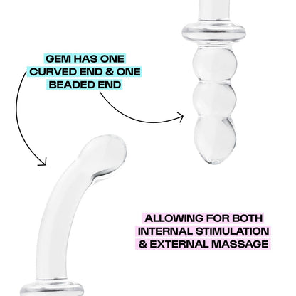 Unbound Gemini Borosilicate Glass Dildo - Field Day Boutique