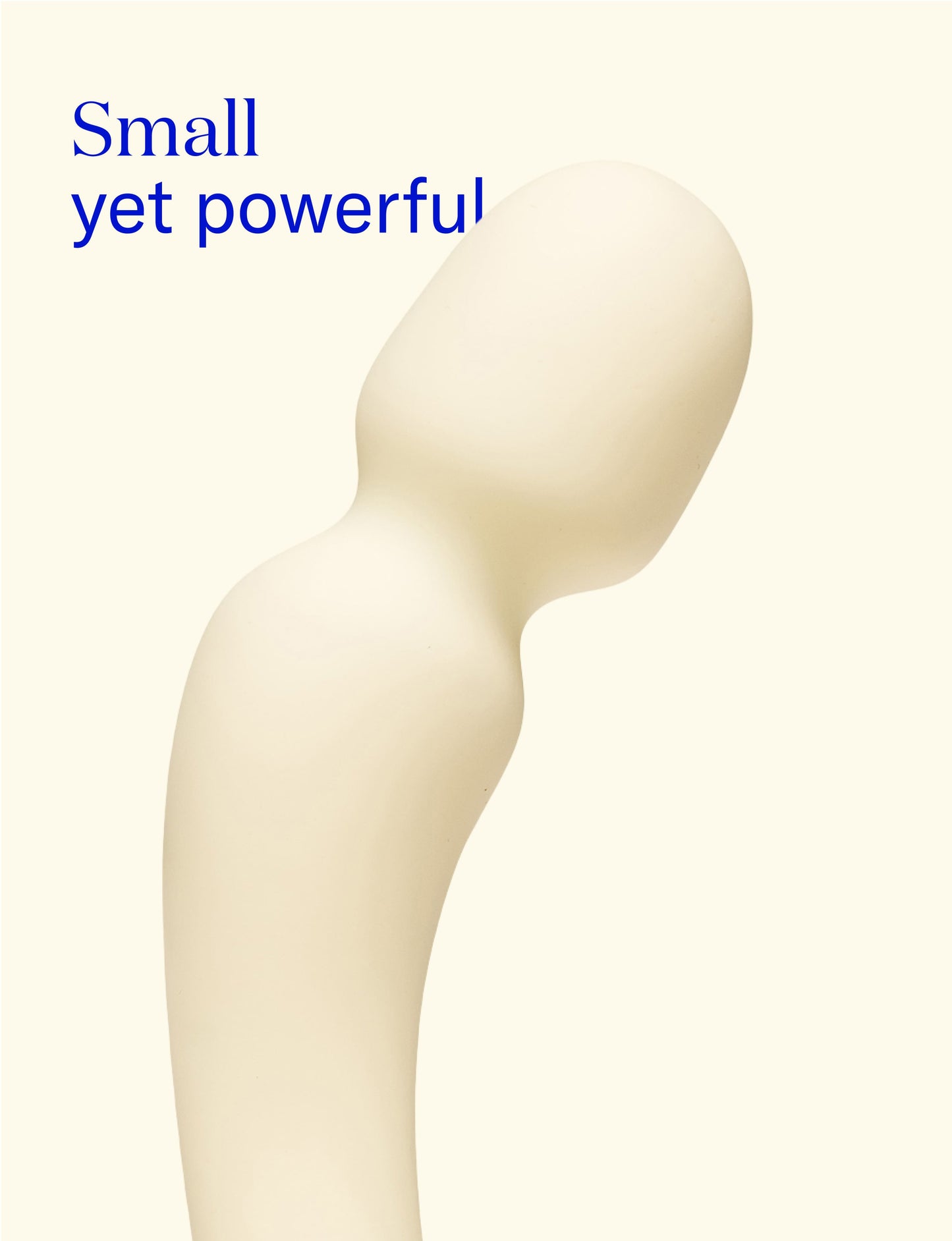 Min, Powerful Mini Wand Vibrator: Butter