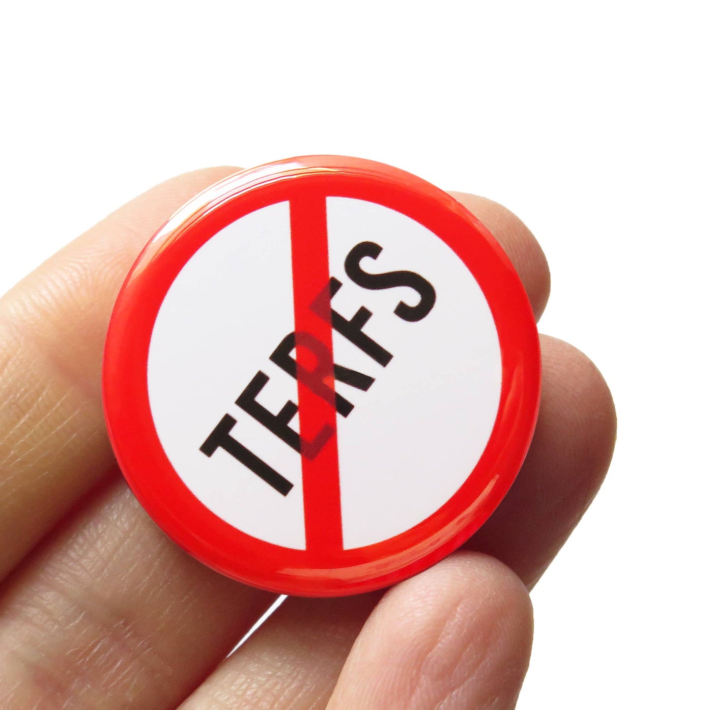 NO TERFS Pinback Button