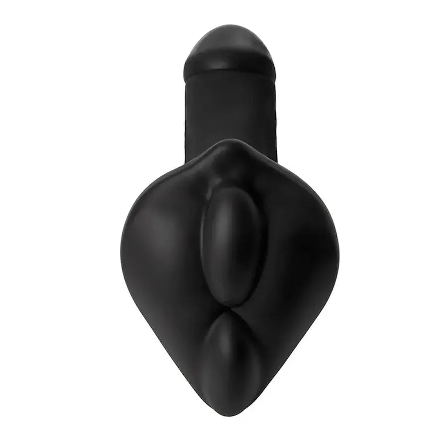 Bumpher silicone grinding pad attached to dildo (not included)