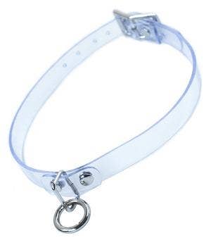 Clear CTRL Vinyl Choker: Small