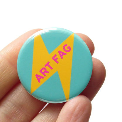 ART FAG Pinback Button