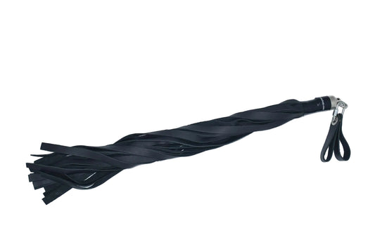 Finger Loop Flogger Black
