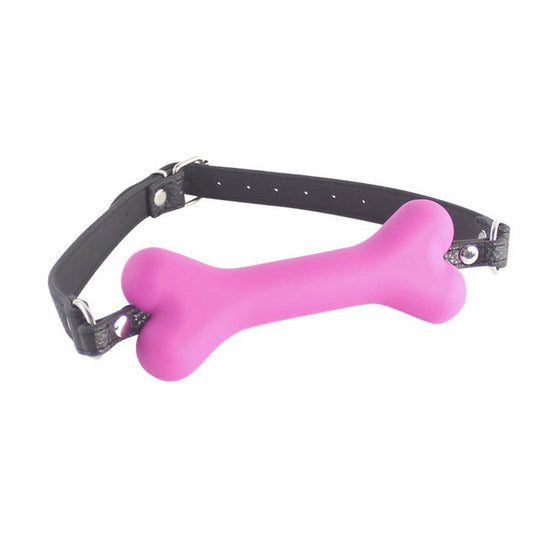 Dog Bone Ball Gag Pink