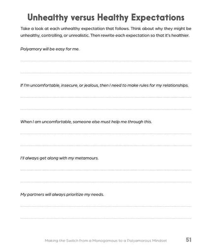 Polyamory Workbook by Sara Youngblood  Gregory: Paperback; 160 pages / English