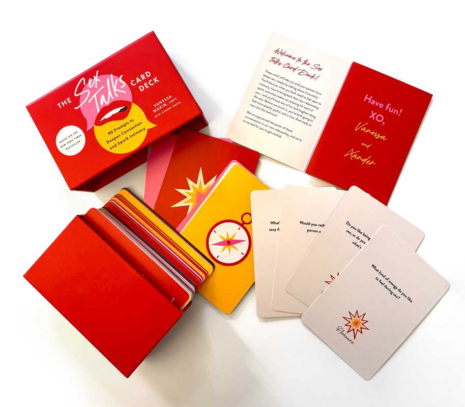 Sex Talks Card Deck and Guidebook by Vanessa Marin: Flashcards; 194 pages / English