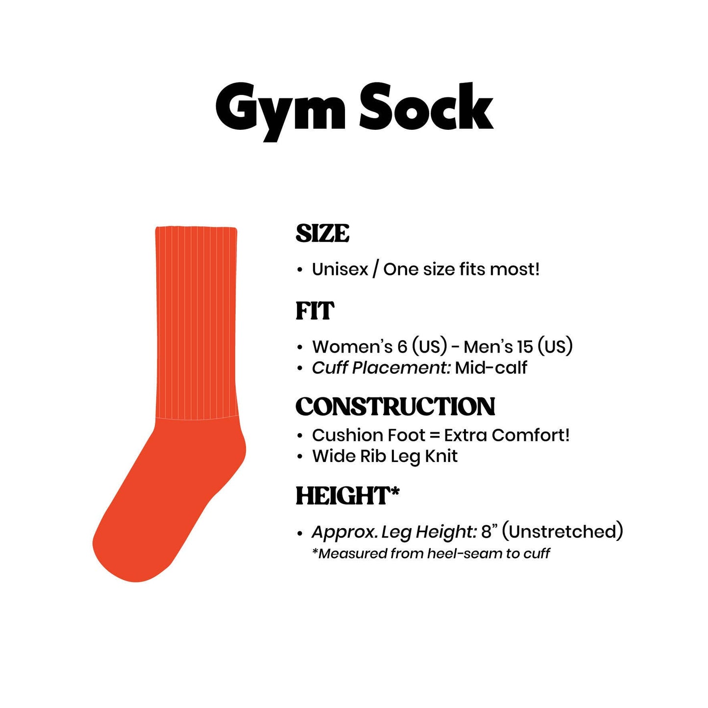 Freak Gym Crew Socks - Bold Statement Socks for Everyday