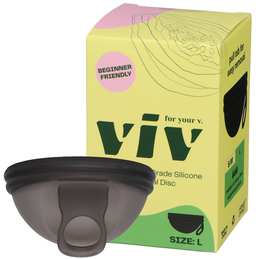 Viv Menstrual Disc - Reusable Silicone Period Disc: Large