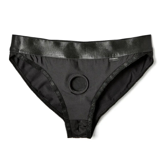 EmEx Silhouette Crotchless Harness Brief - Field Day Boutique