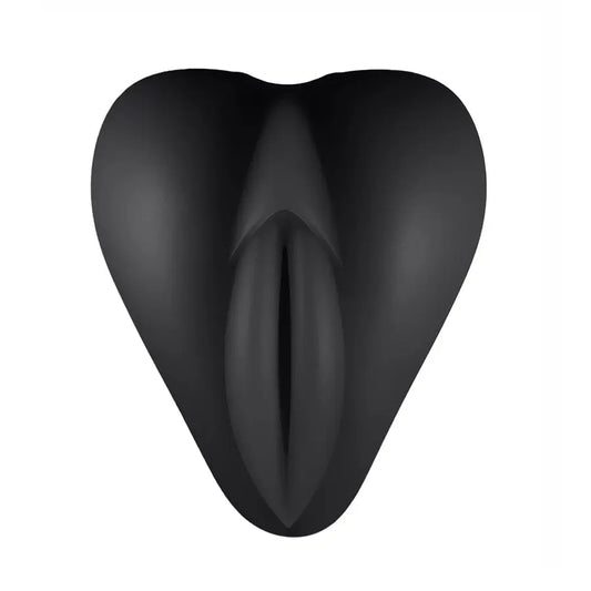 Black Lippi silicone vulva-shaped grinding pad 