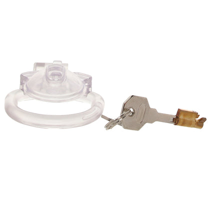 Blueline Acrylic See Thru Mini Cock Micro Chastity Cage
