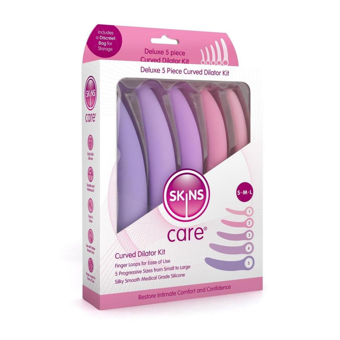 Skins Care Curved Silicone Vaginal Dilators (5pc Set)