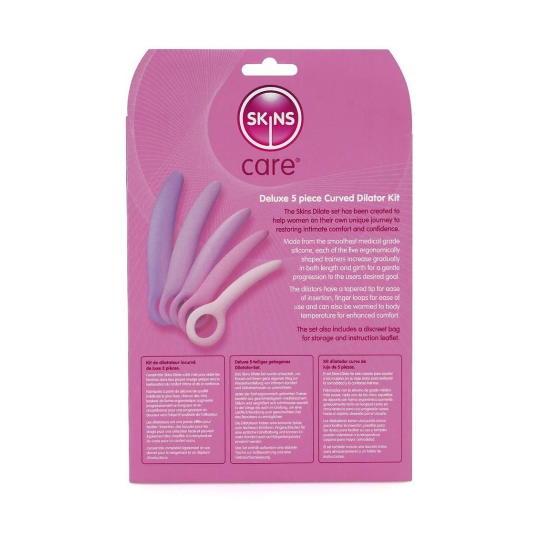 Skins Care Curved Silicone Vaginal Dilators (5pc Set)