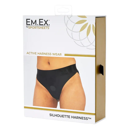 EmEx Silhouette Crotchless Harness Brief - Field Day Boutique